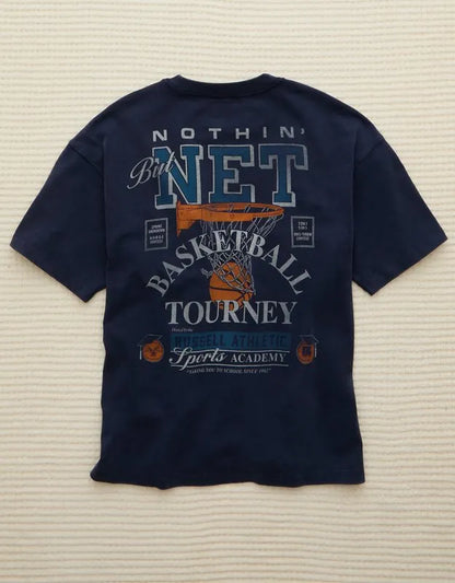 AE x Russell Athletic Heavyweight Basketball Graphic T-Shirt