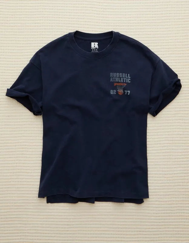 AE x Russell Athletic Heavyweight Basketball Graphic T-Shirt