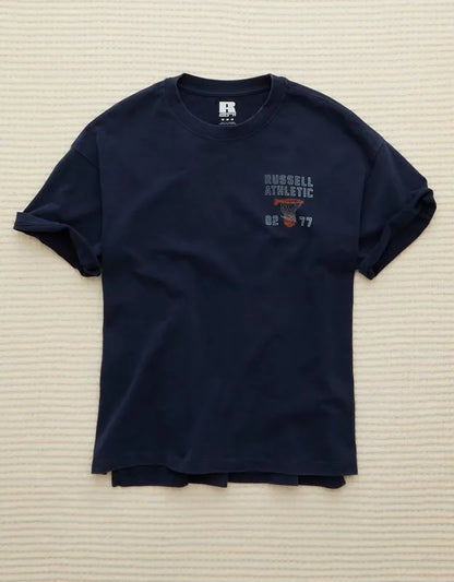 AE x Russell Athletic Heavyweight Basketball Graphic T-Shirt