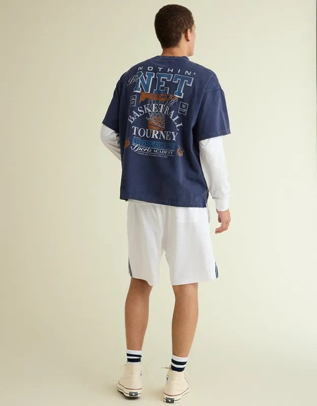AE x Russell Athletic Heavyweight Basketball Graphic T-Shirt
