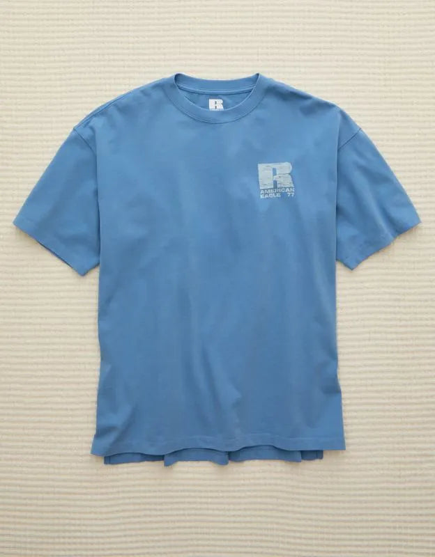 AE x Russell Athletic Heavyweight Eagle Graphic T-Shirt