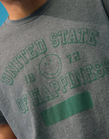 AE | Smiley® Shrunken Graphic T-Shirt