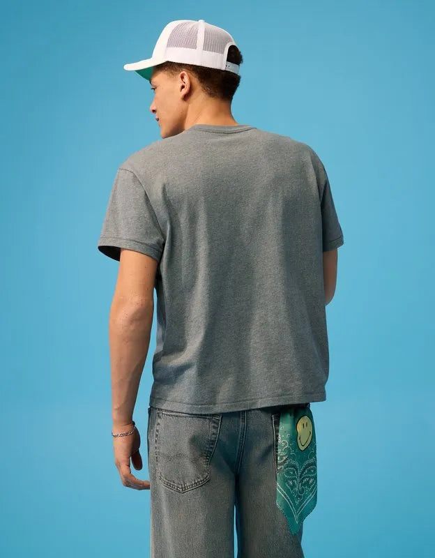 AE | Smiley® Shrunken Graphic T-Shirt