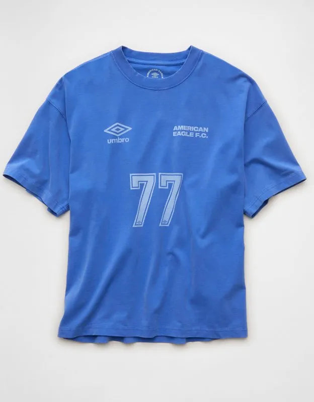 AE x Umbro Boxy Fit Graphic T-Shirt
