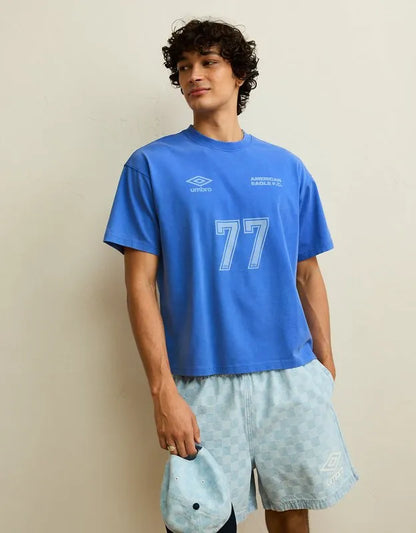 AE x Umbro Boxy Fit Graphic T-Shirt