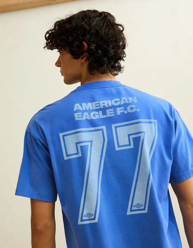 AE x Umbro Boxy Fit Graphic T-Shirt