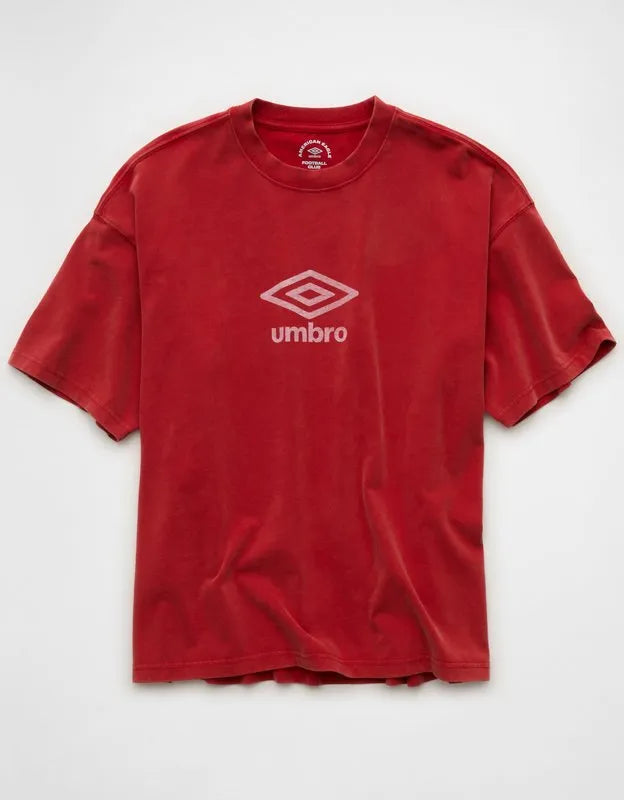 AE x Umbro Boxy Fit Graphic T-Shirt
