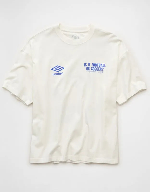 AE x Umbro Boxy Fit Graphic T-Shirt