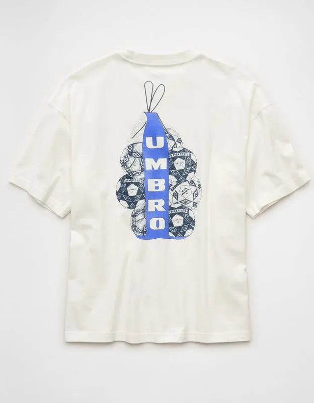 AE x Umbro Boxy Fit Graphic T-Shirt