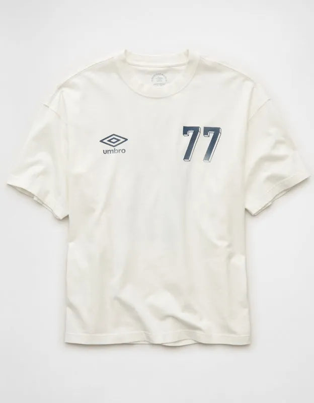 AE x Umbro Boxy Fit Graphic T-Shirt