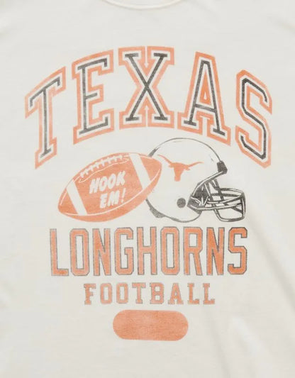 AE Boxy Fit Texas Longhorns Graphic T-Shirt