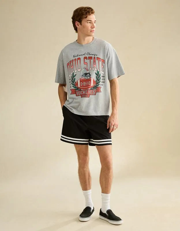 AE Boxy Fit Ohio State Buckeyes Graphic T-Shirt