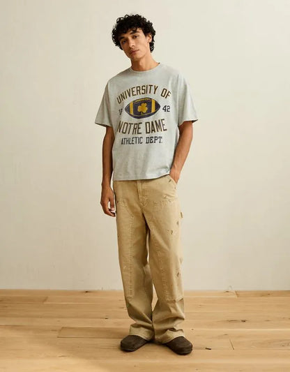 AE Boxy Fit Notre Dame Graphic T-Shirt