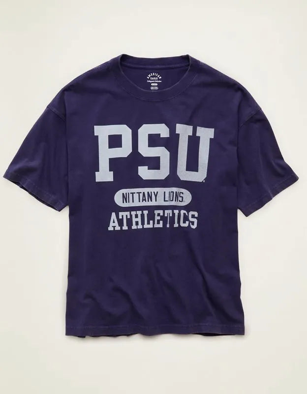 AE Boxy Fit Penn State Graphic T-Shirt
