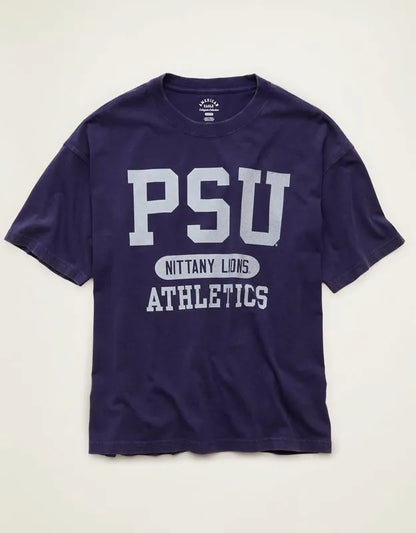 AE Boxy Fit Penn State Graphic T-Shirt