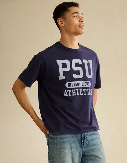 AE Boxy Fit Penn State Graphic T-Shirt