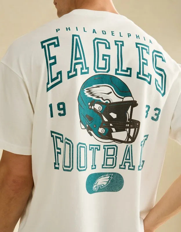 NFL Boxy Fit Philadelphia Eagles Graphic T-Shirt