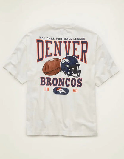 NFL Boxy Fit Denver Broncos Graphic T-Shirt