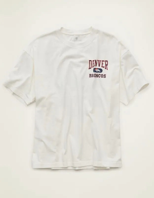 NFL Boxy Fit Denver Broncos Graphic T-Shirt
