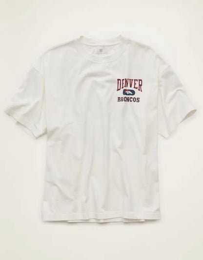 NFL Boxy Fit Denver Broncos Graphic T-Shirt
