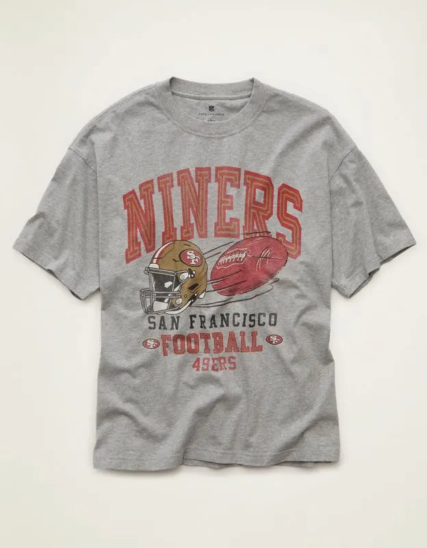 NFL Boxy Fit San Francisco 49ers Graphic T-Shirt