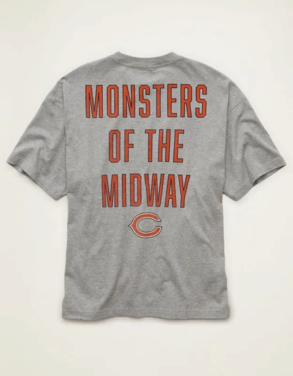 NFL Boxy Fit Chicago Bears Graphic T-Shirt