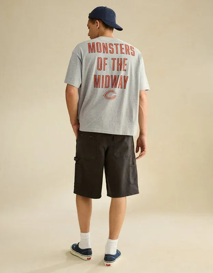 NFL Boxy Fit Chicago Bears Graphic T-Shirt