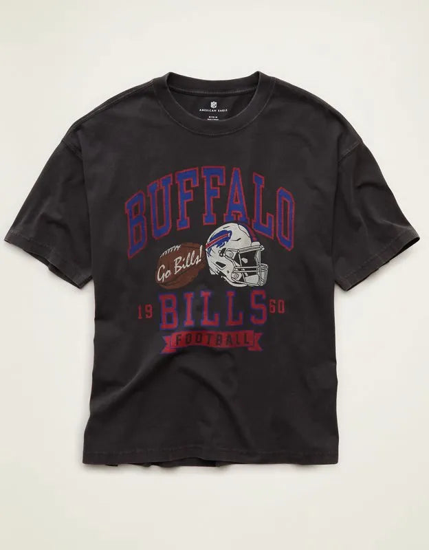 NFL Boxy Fit Buffalo Bills Graphic T-Shirt