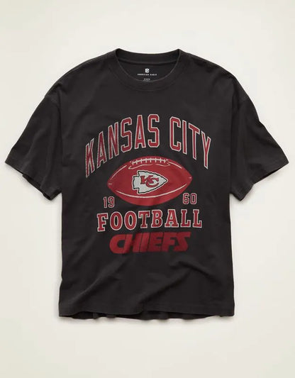 NFL Boxy Fit Kansas City Chiefs Graphic T-Shirt