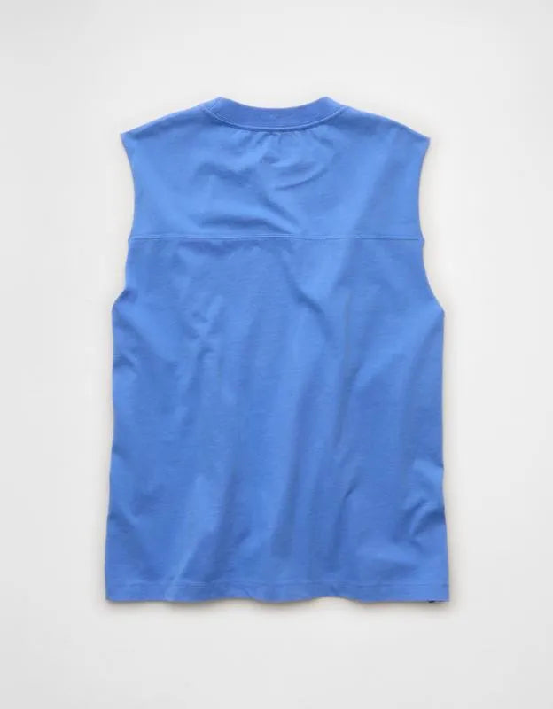 AE Boxy Fit Sueded Jersey Tank Top