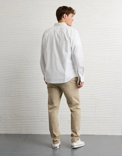 AE Flex Lived-In Athletic Fit Khaki Pant