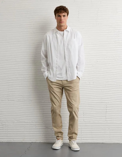 AE Flex Lived-In Athletic Fit Khaki Pant