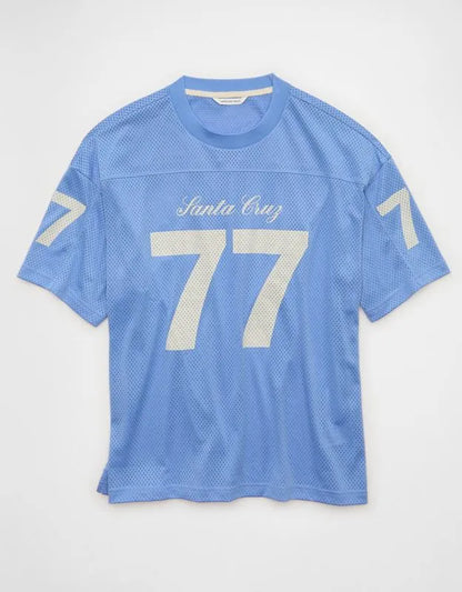 AE Boxy Fit Santa Cruz Graphic Mesh Jersey