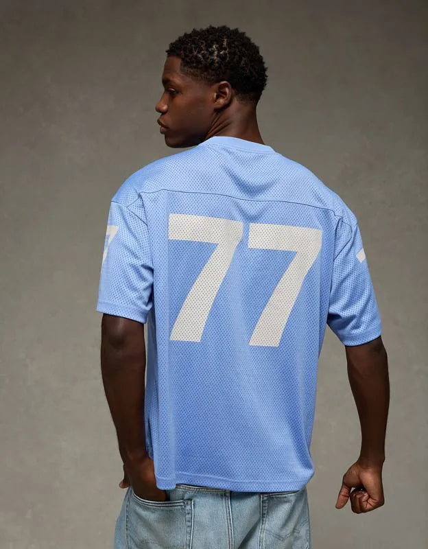 AE Boxy Fit Santa Cruz Graphic Mesh Jersey