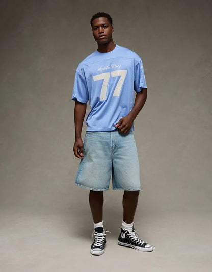 AE Boxy Fit Santa Cruz Graphic Mesh Jersey