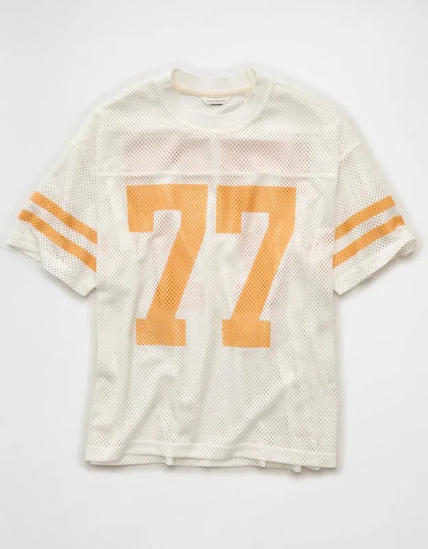 AE Boxy Fit Graphic Mesh Jersey