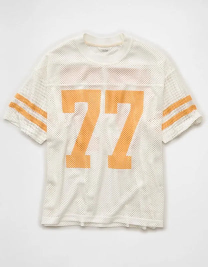 AE Boxy Fit Graphic Mesh Jersey