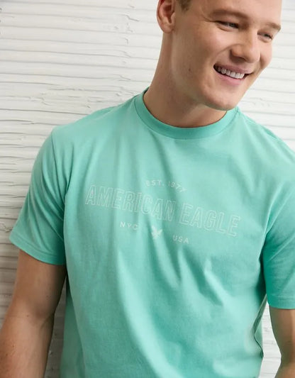 AE Standard Fit Lightweight Logo Graphic T-Shirt