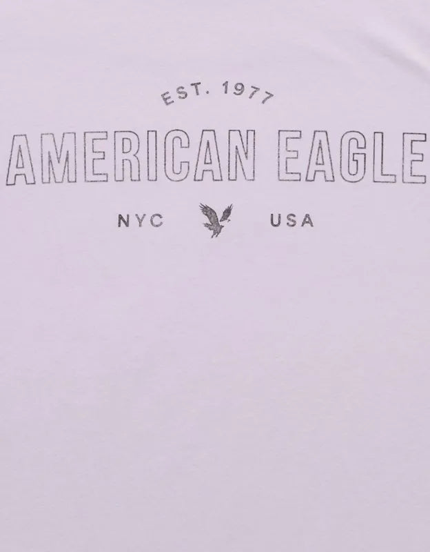 AE Standard Fit Lightweight Logo Graphic T-Shirt