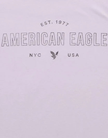 AE Standard Fit Lightweight Logo Graphic T-Shirt