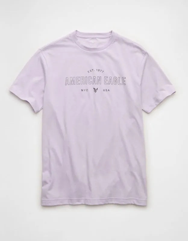 AE Standard Fit Lightweight Logo Graphic T-Shirt