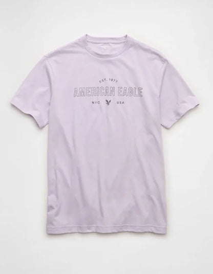 AE Standard Fit Lightweight Logo Graphic T-Shirt