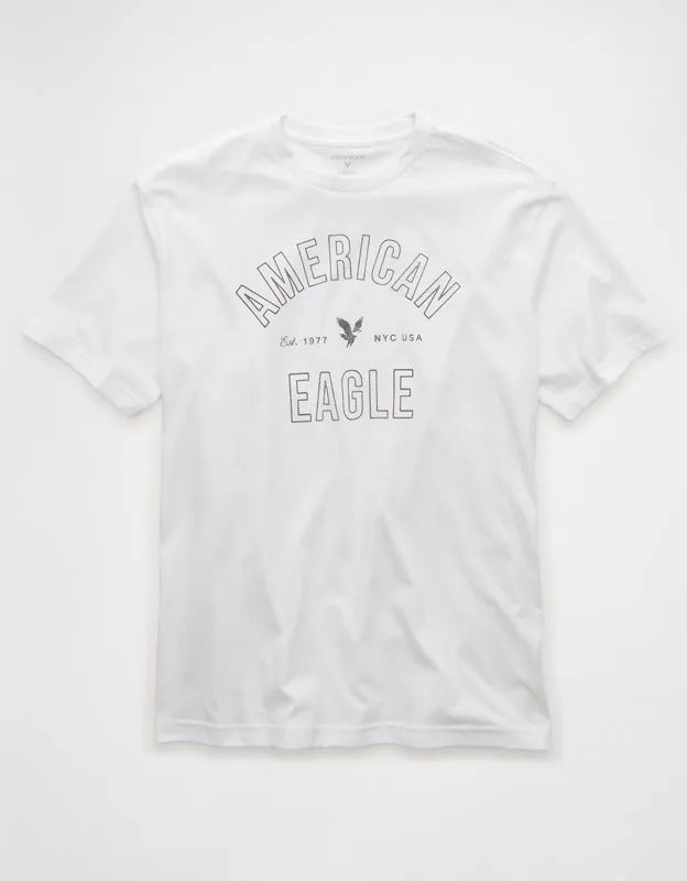 AE Standard Fit Lightweight Logo Graphic T-Shirt