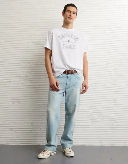 AE Standard Fit Lightweight Logo Graphic T-Shirt