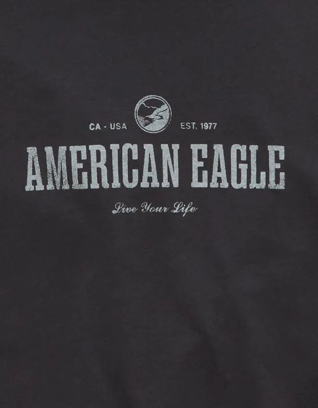 AE Standard Fit Logo Graphic T-Shirt