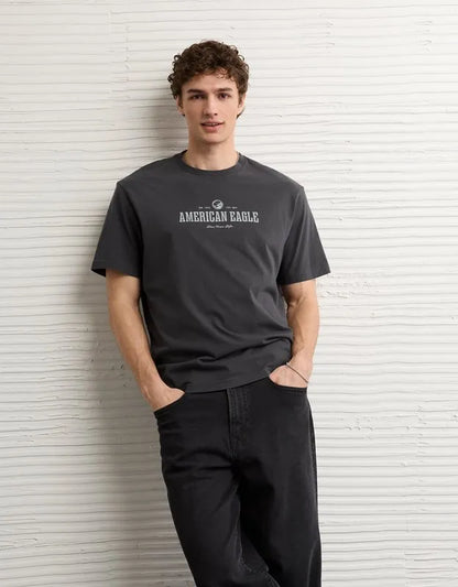 AE Standard Fit Logo Graphic T-Shirt