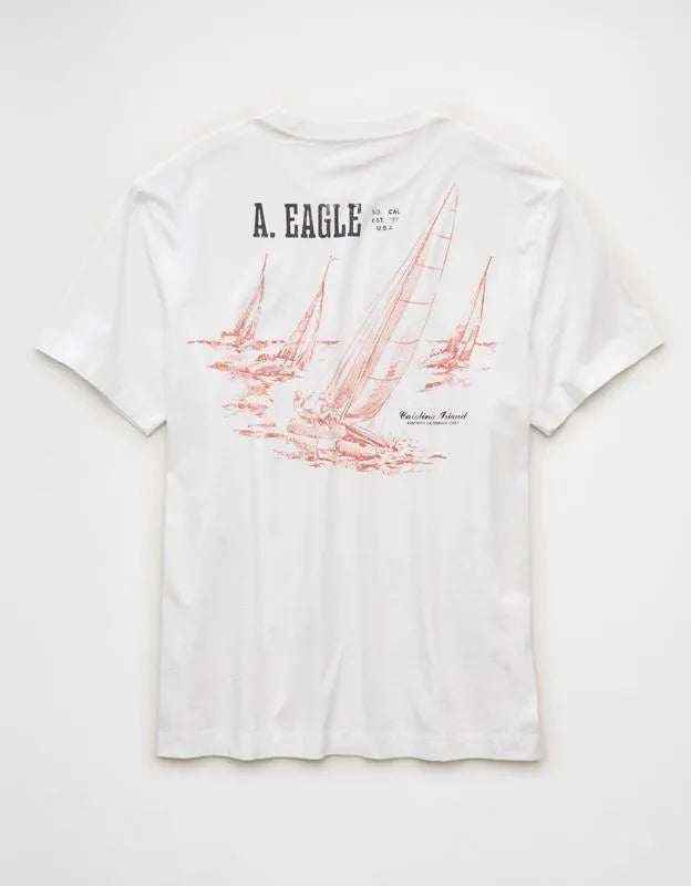 AE Standard Fit Graphic Logo T-Shirt