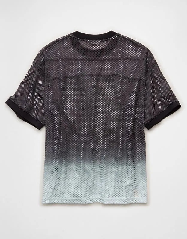 AE Boxy Fit Graphic Mesh Jersey