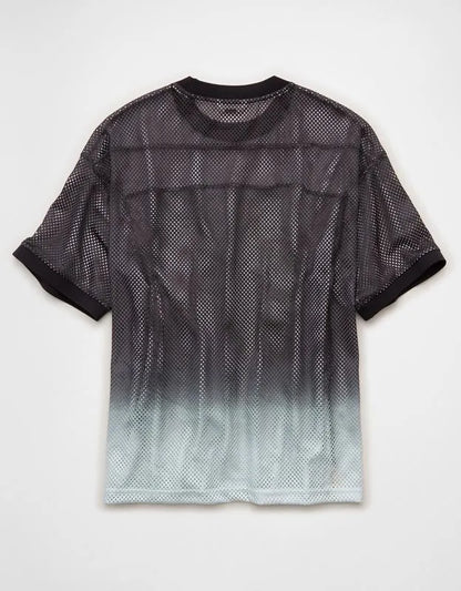 AE Boxy Fit Graphic Mesh Jersey