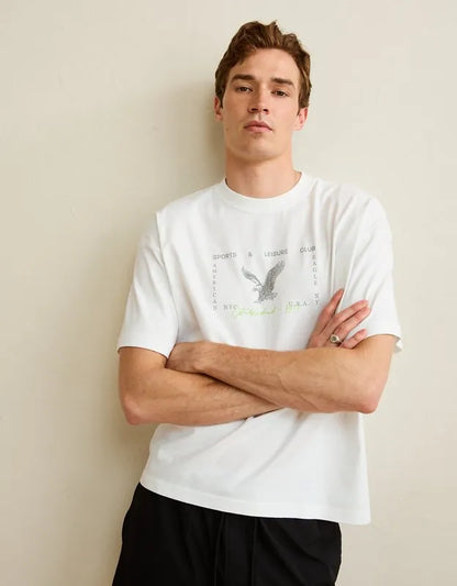 AE Boxy Fit Logo Graphic T-Shirt